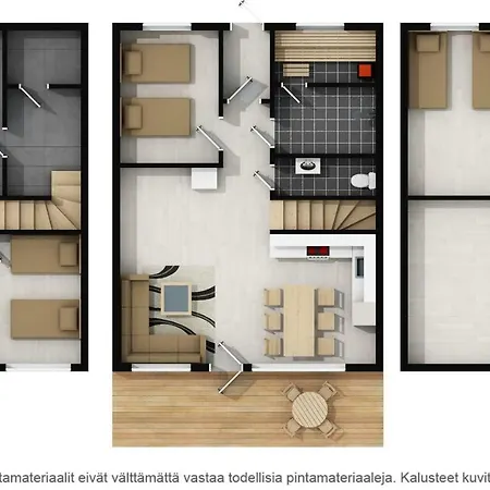 アパート Levillas Adjutantti A&b *